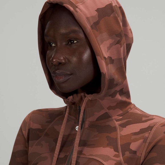 Lululemon Define Hooded Jacket Heritage 365 Camo Deep Coal Multi in Size 6 - Picture 10 of 12